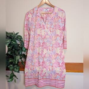 Jean-Pierre Klifa Paris Printed Tunic Dress – Small